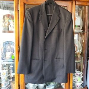Men's Lord West Suit Jacket Dark Grey Size 42 Long